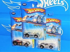 Hot Wheels Lot 3 2005 First Editions Drop Tops Low Carbs Drop Top 1963 Corvette - Bild 1 von 5