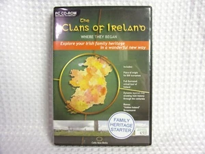 THE CLANS OF IRELAND: Where They Began PC CD-ROM Explore Irish Family Heritage - Picture 1 of 7