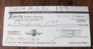 George Barris Kustom Ind. Batimóvil Check Munsters Koach firmado Hirohata Merc - Imagen 1 de 4