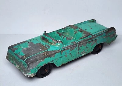 Vintage Green Tootsie Toy Oldsmobile Convertible Car Die Cast 5.5” Long P-10297 - Image 1 of 4