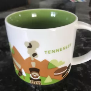 Taza de café Starbucks You Are Here Collection 2014 Tennessee 14 OZ - Imagen 1 de 6