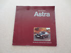 1980 Vauxhall Astra Advertising Booklet