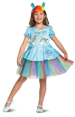 Rainbow Dash Tutú Deluxe My Little Pony Disfraz Elegante Halloween Niño Disfraz Foto 1 de 2