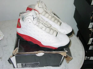 2010 Nike Air Jordan Retro 13 "Cherry 2010" White/Black Shoes! Size 10.5 w/Box! - Picture 1 of 12