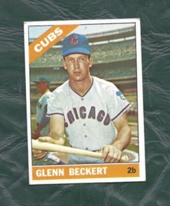 1966 Topps baseball card #232 Glenn Beckert Chicago Cubs VGEX - Picture 1 of 2