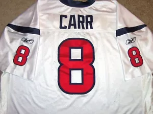 Vintage Authentic 2002 David Carr Houston Texans NFL Reebok Rookie Trikot 56 genäht! - Bild 1 von 4
