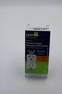 Leviton GFTR2-KW Interruttore 20 A - Bianco - Foto 1 di 5