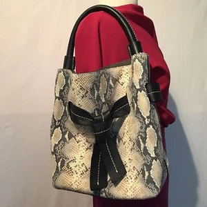 Gb Bravo Snake Design Purse Handbag With Pouch Shoulder Bag - Picture 1 of 6