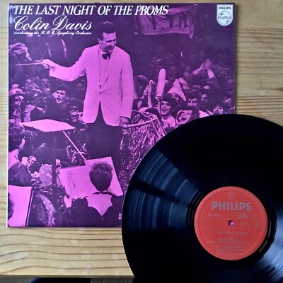 The Last Night Of the Proms ~ Colin Davis BBC Symphony (Philips SFM 23033) Vinyl Foto 1 de 4