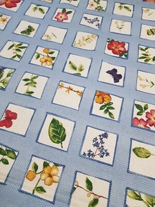8 Yds x 58" Fabric Covington 5th Avenue Design Preshrunk Screen Printed VTG Blue - Picture 1 of 5