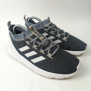 Adidas Questar Rise Running Shoes Mens 8 Black White Sneakers BB7184 Slip On - Picture 1 of 12