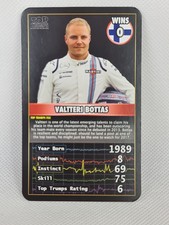 Top Trumps Grand Prix Heroes 2016 -F1 -Valtteri Bottas- Excellent Condition