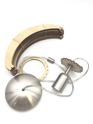 Lampada a sospensione EGLO Cossano Ø30 cm, vintage, moderna, nichel opaco, at... - Immagine 1 di 4