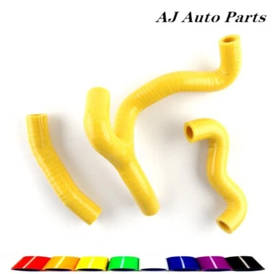 Manguera de tubo de radiador de silicona de refrigeración por agua amarilla para KTM 50SX 50 SX 2012-2017 Foto 1 de 4