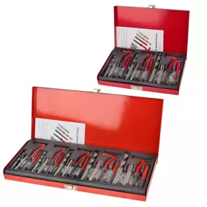 131Pc Thread Repair Kit,HSS Drill Helicoil Repair Kit SAE Metric M5 M6 M8 M10M12 - Picture 1 of 8