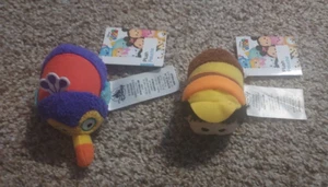 NEW Pixar Disney Tsum Tsum Kevin & Russell UP Set of 2 Mini Plush 3.5" NWT - Picture 1 of 7