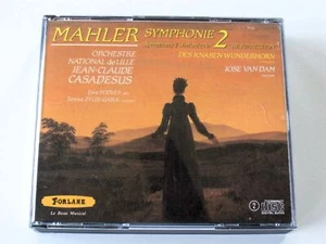 GUSTAV MAHLER Symphony #2 RESURRECTION Music CD 1991 Orchestre National De Lille - Foto 1 di 6