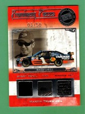 2008 PRESS PASS LEGENDS MARTIN TRUEX JR. TRIPLE SHEET METAL TIRE NET RELIC 3/50