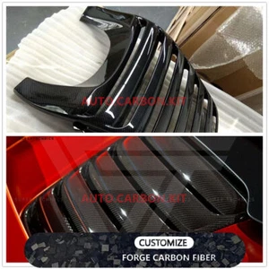 forge carbon Rear Hood Cover Vent Body Kit Fit For McLaren MP4-12C 650S - Picture 1 of 5