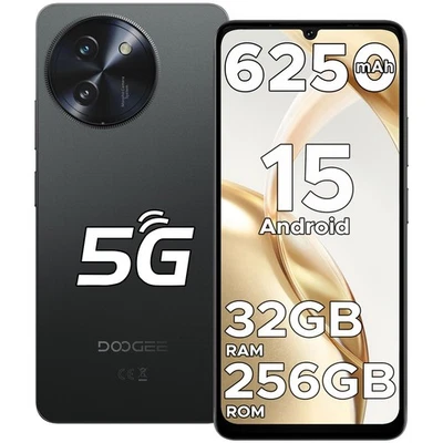 DOOGEE Note59 Pro 5G Unlocked Cell Phone Android15 32GB+256GB 6250mAh Smartphone - Image 1 of 4