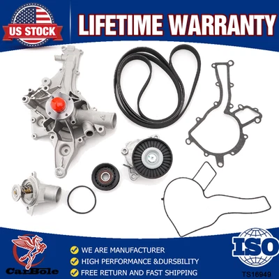 Water Pump W/ Gasket Kit For Mercedes-Benz C240 C280 C320 E320 S430 CLK320 ML320 - Image 1 of 4