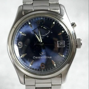 Orient Star Back Power Reserve Automatic Watch Used Men's wristwatch F/S - Picture 1 of 8