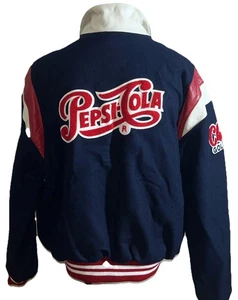 Vintage Pepsi Rennoc Wool/Leather Varsity Jacket Sz XL-Excellent Condition - Picture 1 of 13