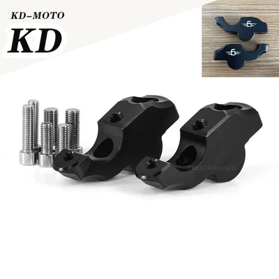 Adaptador de extensión de barra de montaje elevador para manillar negro 28 mm apto para BMW K 1600 B GA Foto 1 de 4