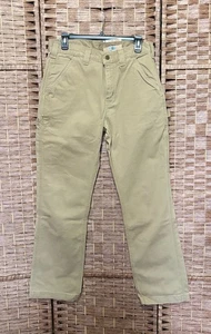 NWT Carhartt Washed Twill Dungaree Carpenter Pants Khaki Relaxed Straight 31X30 - Picture 1 of 9