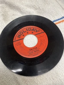 Love Notes 1956 DOOWOP 45rpm Tonight, Holiday Records Original VG- - Picture 1 of 2