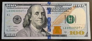 $100 2009A *STAR* BEAUTIFUL UNCIRCULATED Federal Reserve STAR Note! - Picture 1 of 2