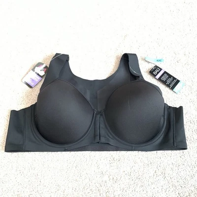 Sutiã Bali One Smooth U Underwire Posture Boost EverSmooth Back Preto Tamanho 42C NOVO - Imagem 1 de 4