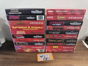 🔥Custom Sega Genesis Hüllen Menge 20 Kunststoffschalen! Sonic, X-Men, & mehr!!️ - Bild 1 von 4