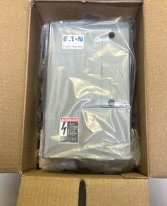 EATON CUTLER-HAMMER,ECL03C1A2A,LIGHTING CONTACTOR ENCLOSURE 30A 2P NEW - Picture 1 of 4