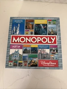 Monopoly Parques Disney Edición Parque Temático Castillo Pop-Up Juego de Mesa SELLADO NUEVO - Imagen 1 de 14
