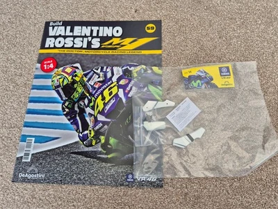 1/4 DEAGOSTINI Costruire Il Yamaha YZR-M1 Valentino Rossi Moto Parte Numero #59 - Immagine 1 di 3