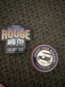 Lote de 2 imanes Michigan Henry Ford Museum modelo T y Ford Rouge Tour usados en excelente estado - Imagen 1 de 6