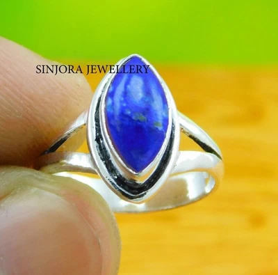 Anello regalo fatto a mano in argento sterling 925 con pietra preziosa... - Immagine 1 di 4