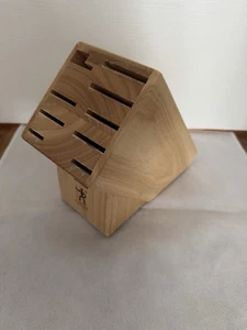 JA Henckels International Wood Wooden Knife Block Holder 10 Slots Block Only - Picture 1 of 8