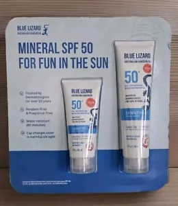 Blue Lizard Sensitive Mineral Australian Sunscreen SPF 50 Water Resistant 11/25 - Picture 1 of 2