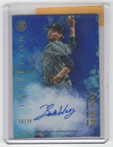 2021 Bowman Inception Baseball Beck Way Rookie Auto 16/99 New York Yankees - Picture 1 of 2