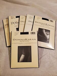  DKNY Control Top 266 Small Midnight Navy Just Sheer Hosiery Lot of 6