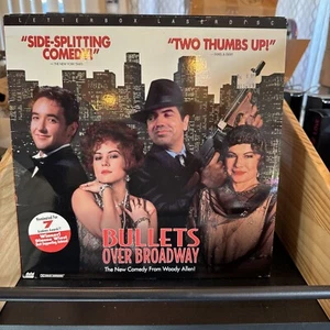Bullets Over Broadway (1995 Miramax) Woody Allen PRE-OWNED LASERDISC - Picture 1 of 2