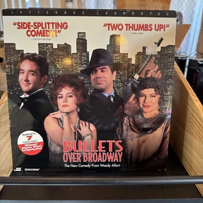 Bullets Over Broadway (1995 Miramax) Woody Allen PRE-OWNED LASERDISC - Imagem 1 de 2