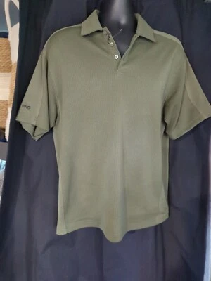 Camisa de golf ping para hombre. Talla L. Verde musgo. Foto 1 de 4