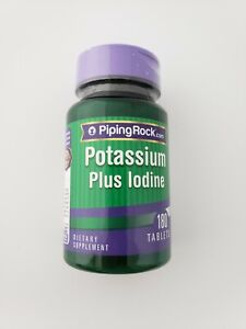 Piping Rock Potassium Plus Iodine 180 Tablets