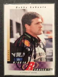 1997 Pinnacle BOBBY LABONTE #18 - NASCAR - handsigniert! - Bild 1 von 3