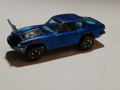 1969 Hot Wheels Redline Maserati Mistral Blue Vintage Hong Kong  - Image 1 of 4