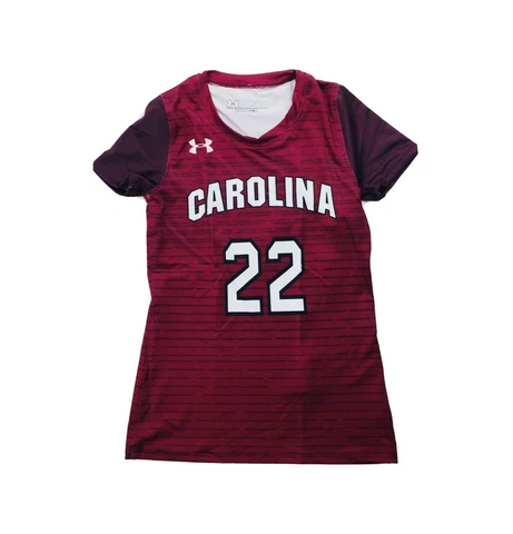 Under Armour Carolina Gamecocks Short Sleeve Volleyball Jersey Girl's S UJVJ1SG Cover