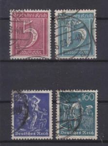 DR 177, 179, 188, 190 gestempelt ex 177/96 Inflation gepr. Fleiner, BPP (B-9232 - Picture 1 of 1